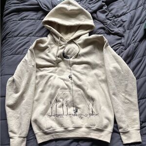 Source Unknown Cream Graphic Hoodie